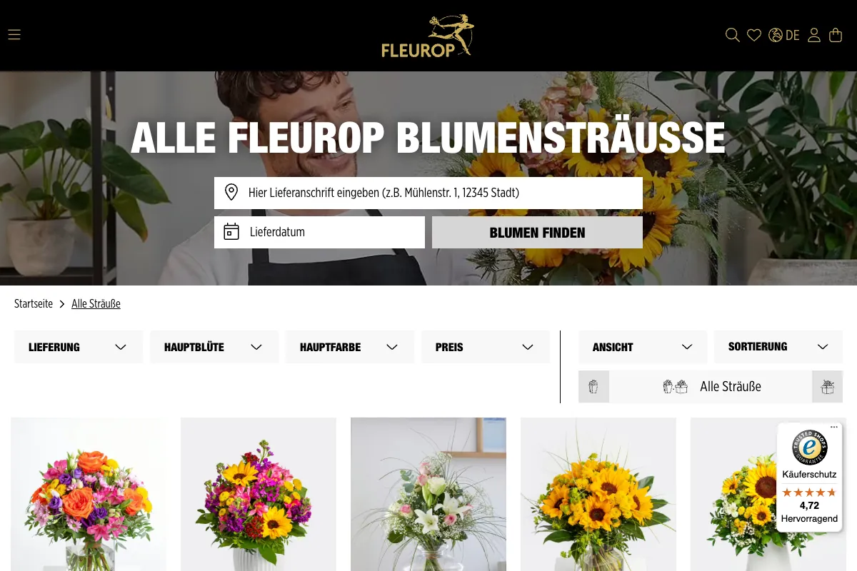 Fleurop — Vista 2