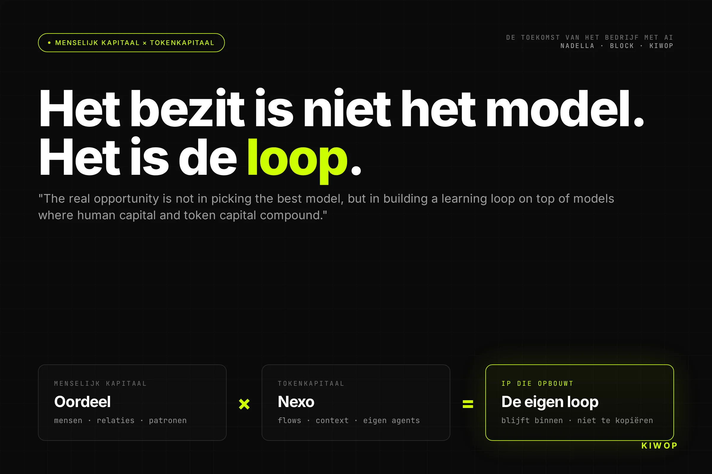 Menselijk kapitaal en tokenkapitaal: waarom we Nexo bouwden in plaats van alleen AI te gebruiken